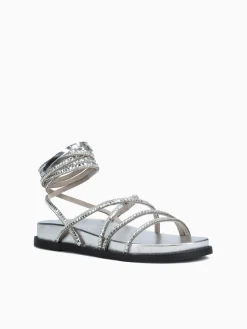 Sale Schutz sasha cristal prata tira paris spechio Silver