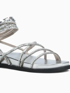 Sale Schutz sasha cristal prata tira paris spechio Silver
