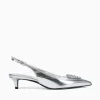 Clearance Schutz satchel prata trans spechio vinil Silver