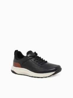 Sale Florsheim satellite perf elastic cognac lea Black