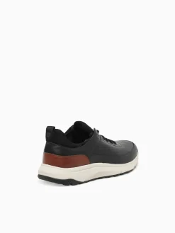 Sale Florsheim satellite perf elastic cognac lea Black