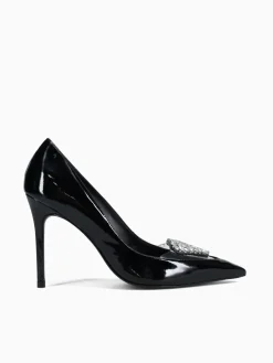 New Schutz satin trans verniz soft vinil Black