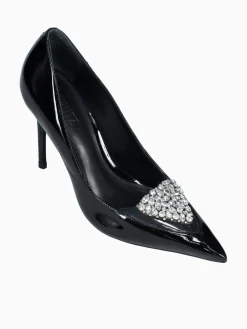 New Schutz satin trans verniz soft vinil Black