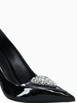 New Schutz satin trans verniz soft vinil Black