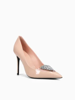 Discount Schutz satin dust pink trans verniz soft vinil Beige