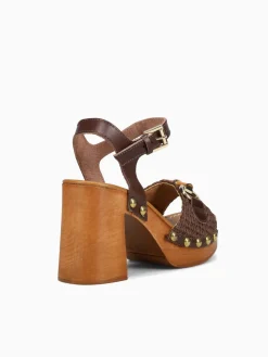 Fashion SANDRO ROSI sawyer t.moro t.moro rafia vach Brown
