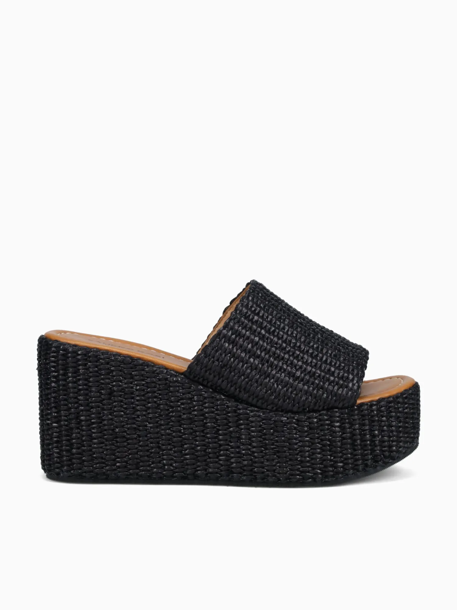 Hot Sandro Rossi saxon nero rafia Black