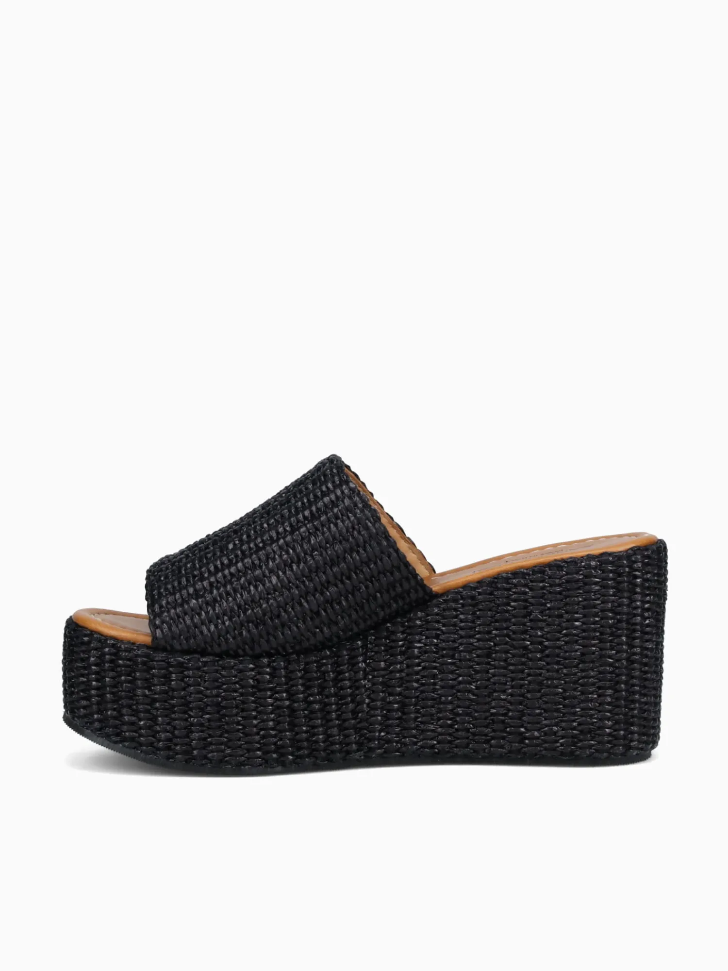 Hot Sandro Rossi saxon nero rafia Black