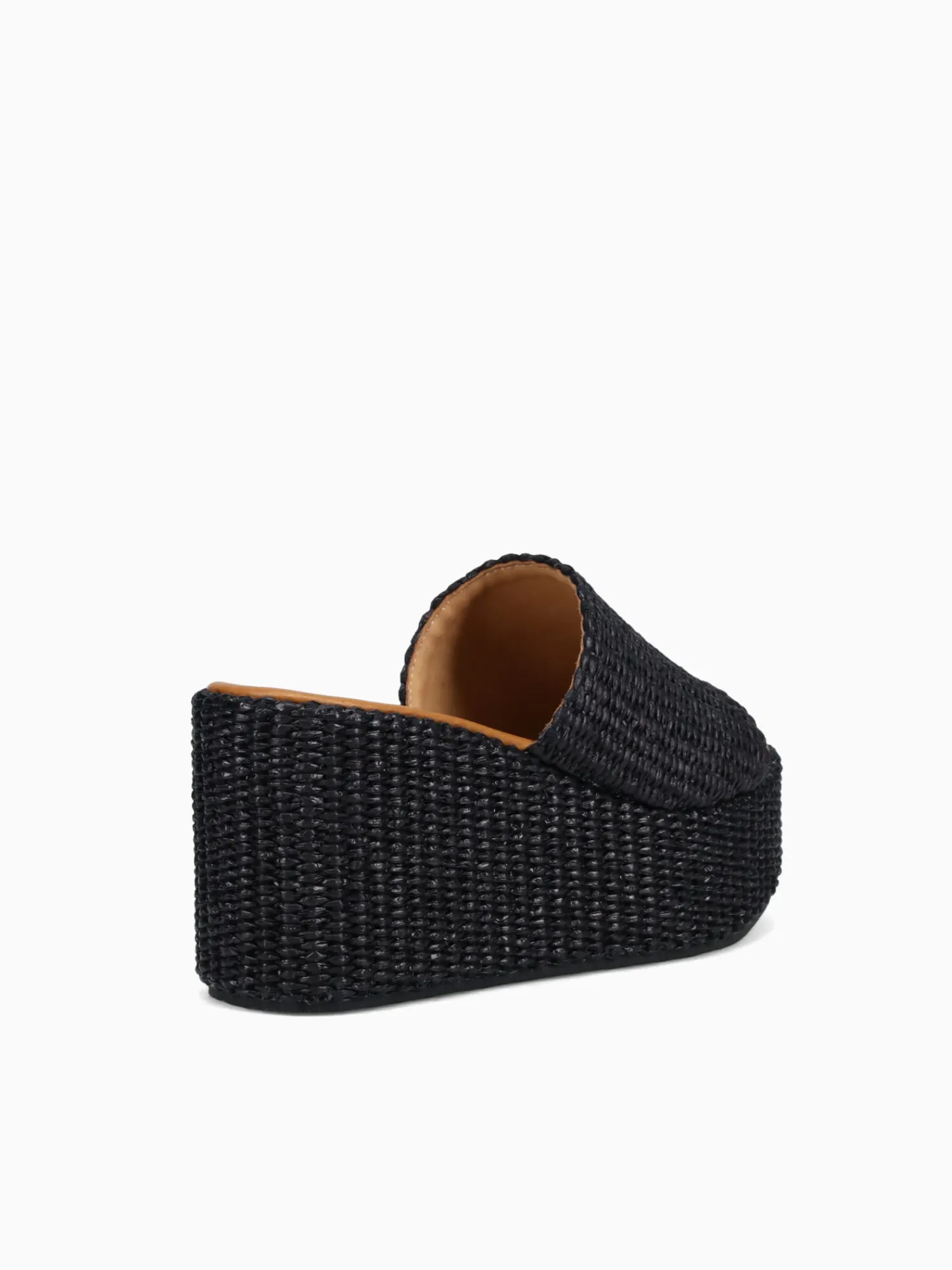 Hot Sandro Rossi saxon nero rafia Black