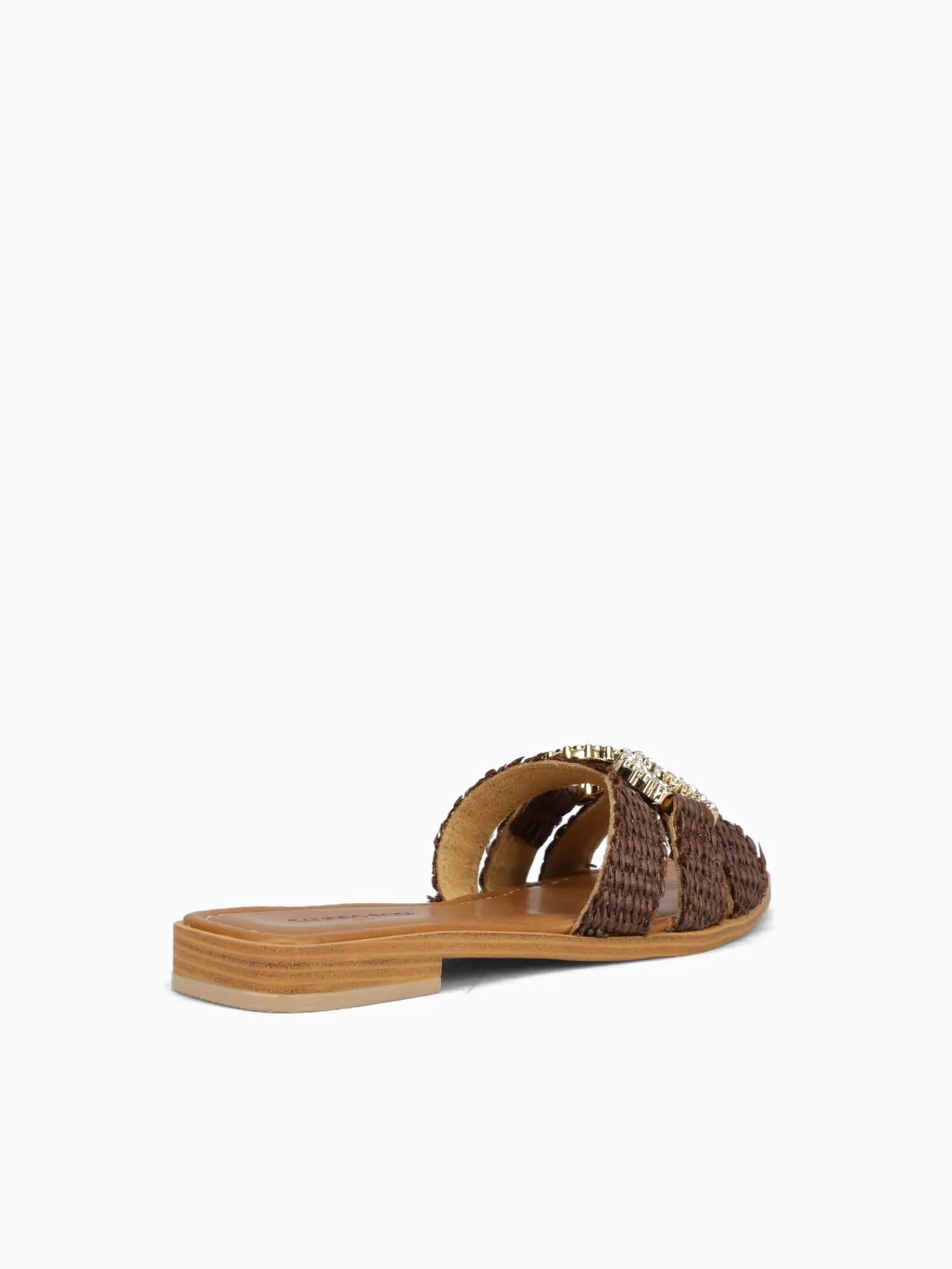 Hot SANDRO ROSI saylah marrone rafia Brown