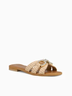 Clearance SANDRO ROSI saylah e rafia Natural