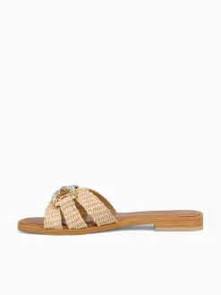 Clearance SANDRO ROSI saylah e rafia Natural