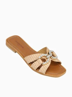 Clearance SANDRO ROSI saylah e rafia Natural
