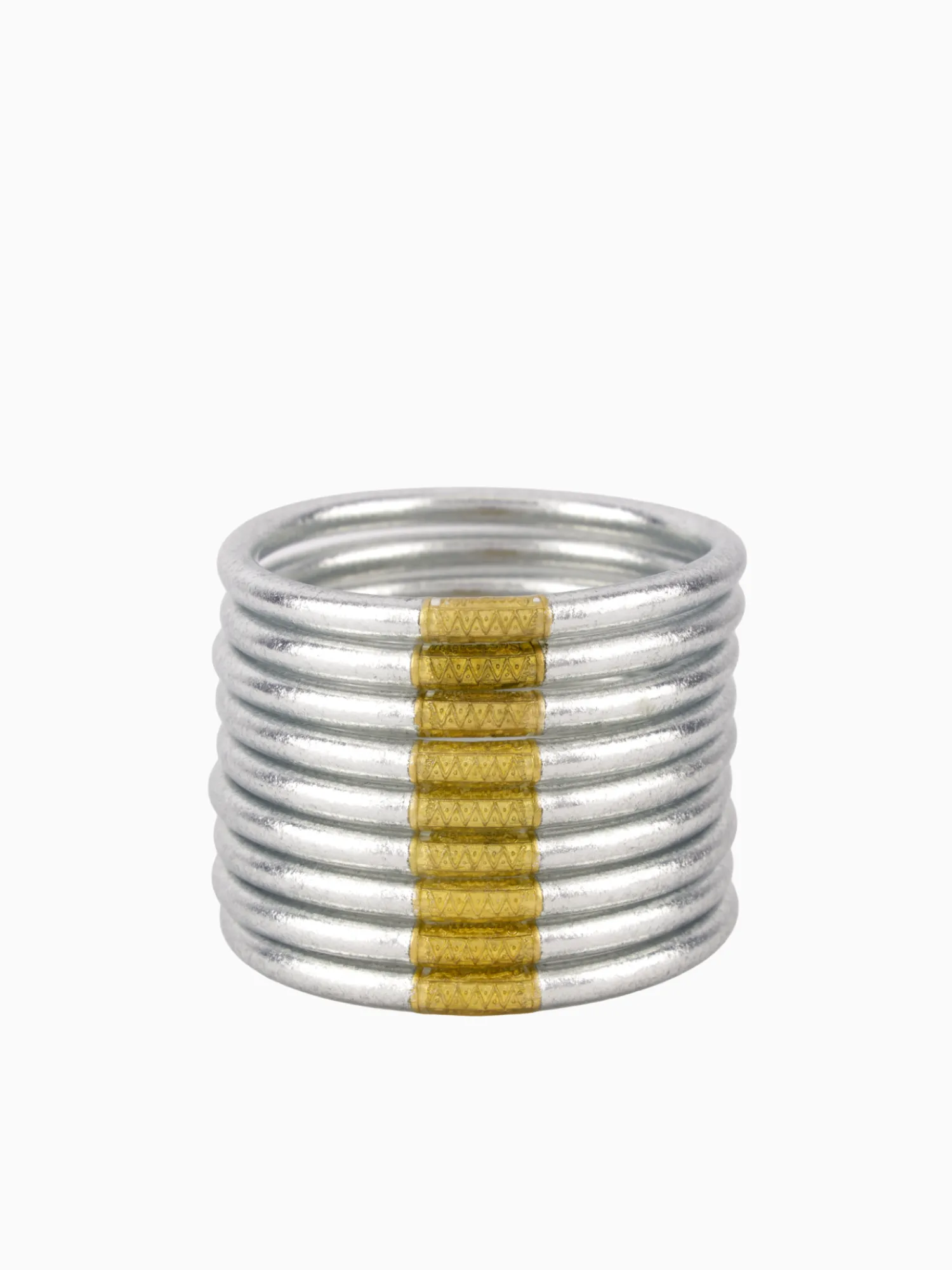 New BuDhaGirl all weather bangles awb Silver