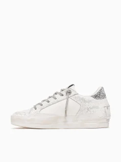 Discount CRIME LONDON sk8 deluxe 20132pp7 10 silver lea White