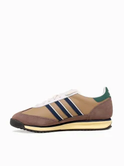 Outlet adidas sl 72 rs brown navy green leather Brown Multi