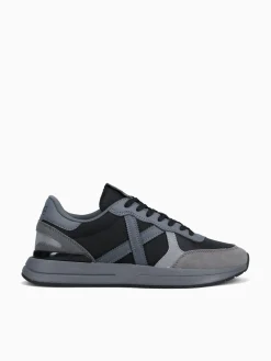 Sale MUNICH soon 62 mesh suede Black