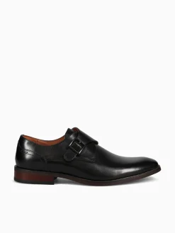 Online Florsheim sorrento monk 14293001 leather Black