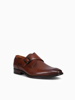Online Florsheim sorrento monk 14293221 leather Cognac
