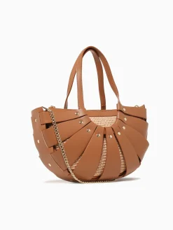 Online La Favorita sparti tote cuoio leather Tan