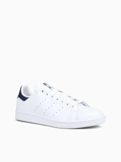 Clearance adidas stan smith blue leather White