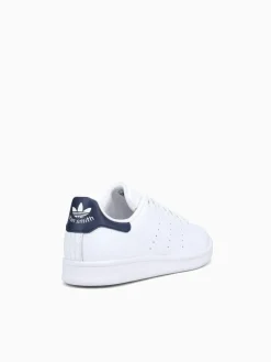 Clearance adidas stan smith blue leather White