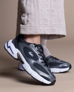 Online Lacoste storm 96 2k 224 2 dkgry nvy leather mesh Dark Grey