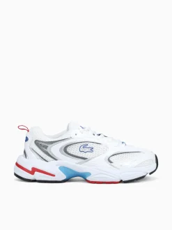 Online Lacoste storm 96 2k 224 2 wht blu leather mesh White Multi