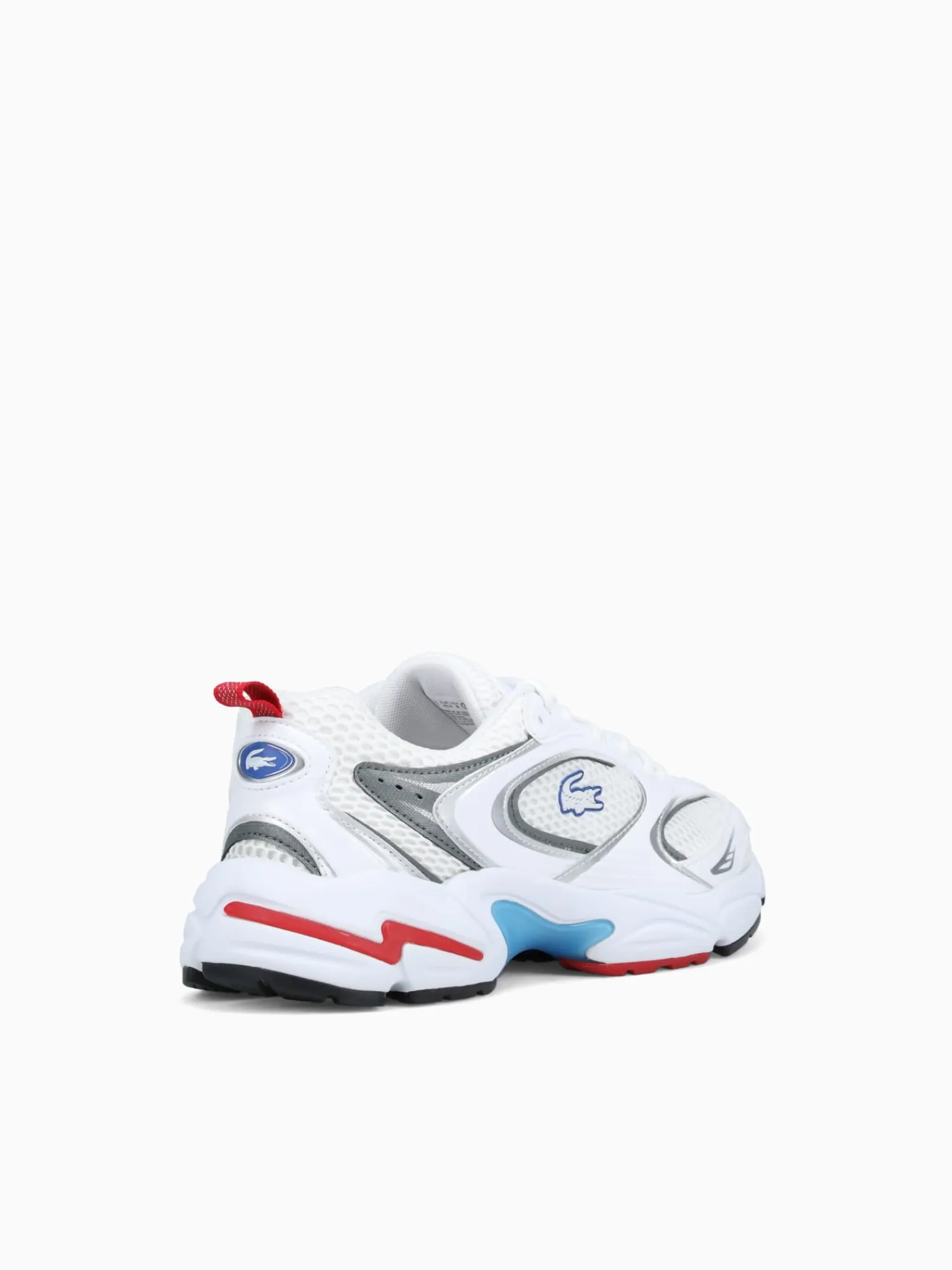 Online Lacoste storm 96 2k 224 2 wht blu leather mesh White Multi