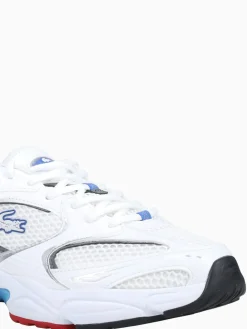 Online Lacoste storm 96 2k 224 2 wht blu leather mesh White Multi