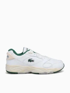 Discount Lacoste storm 96 vtg wht off wht leather Off White