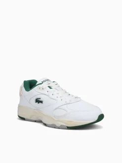 Discount Lacoste storm 96 vtg wht off wht leather Off White