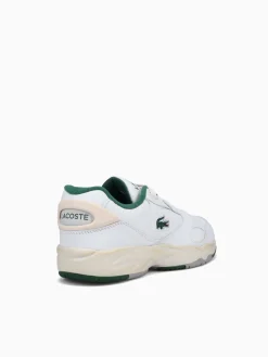 Discount Lacoste storm 96 vtg wht off wht leather Off White