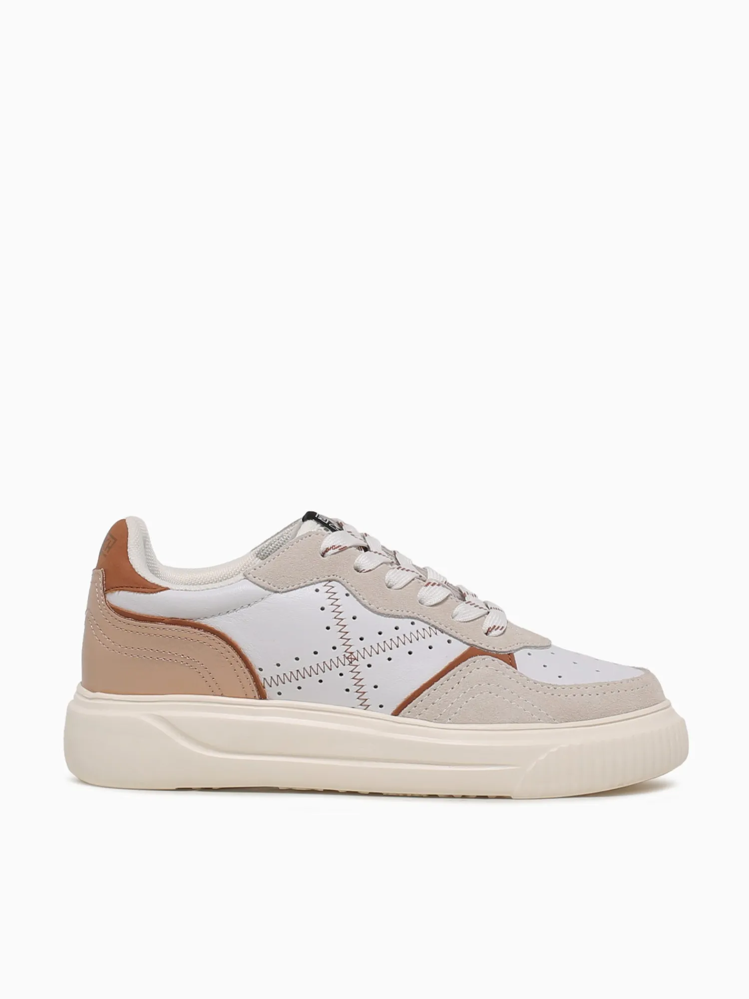 Hot MUNICH suggar blanco tan leather White