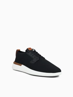 Discount Wolf & Shepherd swiftknit derby knit Black White