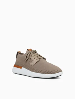 Discount Wolf & Shepherd swiftknit derby desert white knit Taupe
