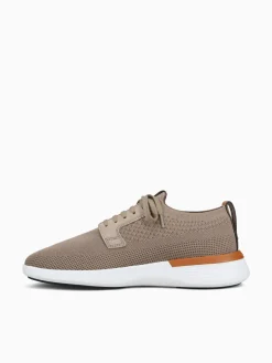 Discount Wolf & Shepherd swiftknit derby desert white knit Taupe