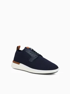Online Wolf & Shepherd swiftknit derby white spandex Navy