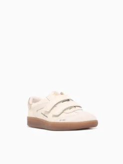 Best Sam Edelman talia ivory wht gold leather suede Off White
