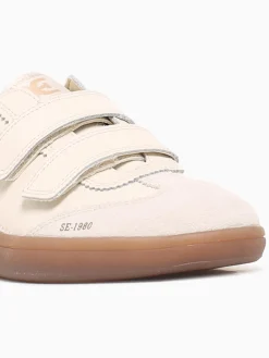 Best Sam Edelman talia ivory wht gold leather suede Off White