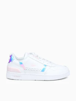 Sale Lacoste tclip 124 lt pink leather White