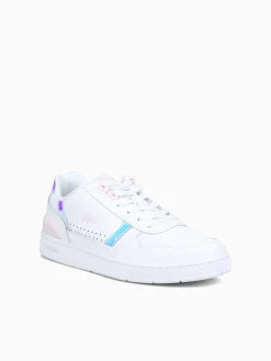 Sale Lacoste tclip 124 lt pink leather White