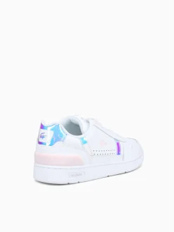 Sale Lacoste tclip 124 lt pink leather White