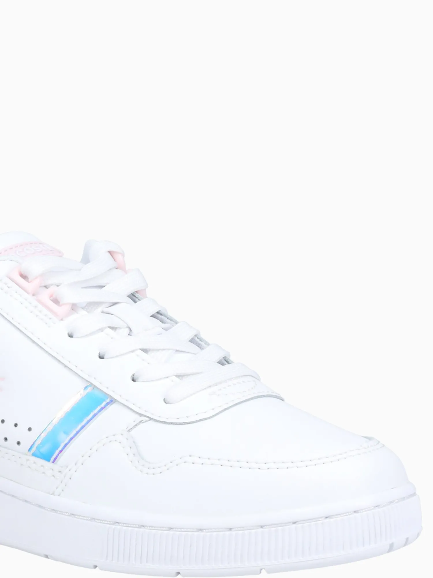 Sale Lacoste tclip 124 lt pink leather White