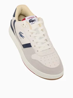 Clearance Lacoste tclip set 224 9 offwht gum leather Off White