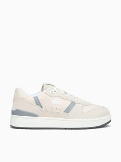 Best Lacoste tclip set 224 3 offwht ltgray leather Off White