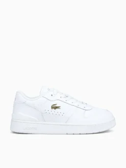 Outlet Lacoste tclip set 224 wht gold leather White Multi