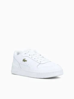 Outlet Lacoste tclip set 224 wht gold leather White Multi