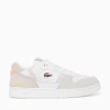 Outlet Lacoste tclip set 224 wht lt.pink leather White Multi