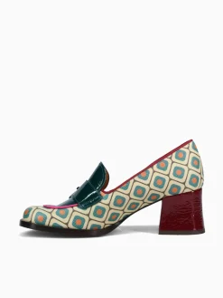 Fashion Chie Mihara teisin lt.blu forest fuscia fore galle s Blue Multi